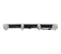 InLine Piastre passacavi 19" con inserto a spazzola e 4 staffe 1U RAL 19111M