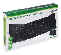 InLine Pieghevole Bluetooth Tastiera Con Touchpad, Nero
