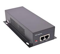 InLine PoE++ 44432C - Iniettore 10 Gigabit, 802.3bt/at/af, max. 90 W, per telecamere IP, access point, aggiornamento switch senza sostituzione, con funzioni di protezione,