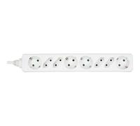 INLINE - presa multipla - connessioni in uscita 8 - 15 m - bianco NEW