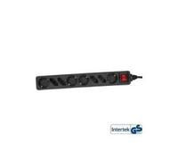 INLINE - Prolunga - Connessioni in uscita 8 - 15 m - Nero