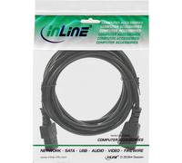 InLine 16635 cavo di alimentazione Nero 5 m