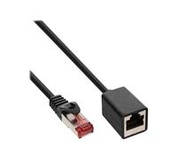 InLine Prolunga Lan S/FTP(PiMf) Cat.6 250MHz CU halogenf. nero 5m Cavo 76905X