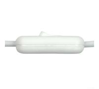 Inline Push Switch 2A for Desk Lamp Cord Control(white) | Inline cord control, fits desk lamps, floor lamps, table lamps, easy per access switching, no wall needed