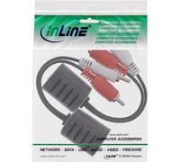 InLine RCA Audio extender passivo via Lan RJ45 50m Max. Conf. 2pz 89001