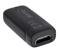 Inline Ripetitore HDMI, 4K 60Hz, HDMI 2.0b, 18Gb/s | Ripetitore HDMI attivo per lunghe distanze via cavo, 4K 60Hz, HDR, HDCP 2.2, Plug and Play, senza alimentatore di rete