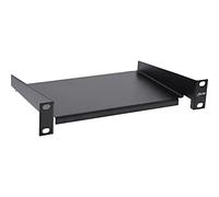 InLine® Ripiano da 10", 160 mm, 10 kg, 1HE, RAL 9005, nero