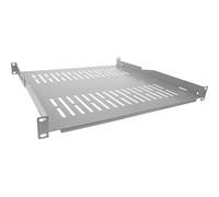 InLine Ripiano da 19", 450 mm, 50 kg, 1HE, RAL 7035 grigio, 19114F