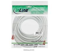 Inline S/FTP (PiMf) Cavo patch Cat.6 20m 250MHz, PVC, rame, bianco