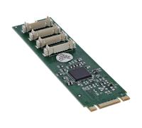 InLine Scheda di interfaccia da M.2 a 4x connettori seriali a 9 pin 76660W