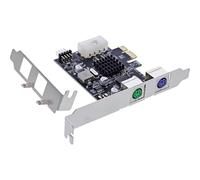 INLINE - Inline Scheda Di Interfaccia, 2x Ps/2, Connettore Usb Post, Pcie (pci-express)