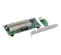Inline Scheda di interfaccia PCIe x1 su 2 PCI 32 bit, estensione slot PCI per schede vecchie senza driver, 76619K