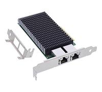 InLine Scheda di rete Dual 10-Gigabit 51128A - 2x RJ45 10Gb/s, PCIe x8, piastra a basso profilo