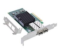 InLine Scheda di rete Dual 10-Gigabit, 2 x SFP+, PCIe x8, 10 GBASE-T Ethernet LAN Controller, a partire da Win 7, Server 2008, Linux 2.6 con slot Low Profile, 51131A
