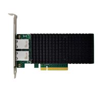 InLine Scheda di rete Dual 10-Gigabit 51128A - 2x RJ45 10Gb/s, PCIe x8, piastra a basso profilo