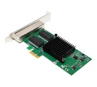 InLine Scheda di rete Quad Gigabit 4x RJ45 1 Gb/s PCIe x1 Filo di rame 51127D