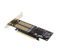 InLine Scheda PCI Express x16 a 2x M.2 1x mSATA PCI-Express 7 pin 76660T