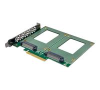 InLine® PCI Express 76660P - Scheda 2 X interna U.2 NVMe SFF-8639 - biforcazione, PCIe x8, larghezza