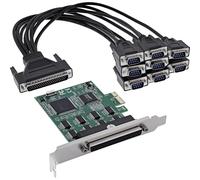 Inline Scheda PCIe x1 con 8X RS-232, D-Sub 9, scheda di interfaccia seriale, industria, multi-card, trasferimento dati stabile, 76660Z