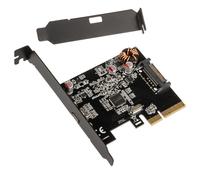 InLine® Scheda di interfaccia PCIe x4, USB 3.2 Gen.2x2, 1 USB di tipo C, con slot a basso profilo
