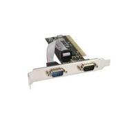 InLine Scheda seriale 32-bit PCI Bus 2x Sud-D 9pin maschio Moschip MCS9865