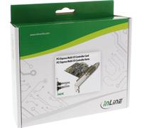 InLine Scheda seriale e parallela PCIe 2x Sub-D 9pin M 1x 25pin F di 76624C
