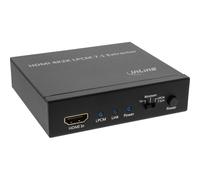 InLine Separatore - Extractor per estrarre il segnale audio dalla sorgente HDMI,