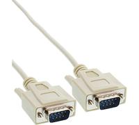 InLine Serial cable DB9 M/M 3m 3m male 9pin Sub D male 9pin Sub D Grigio cavo seriale