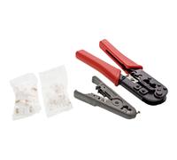 InLine Set di pinze a crimpare per spine RJ45 con spelafili e spine 74100I