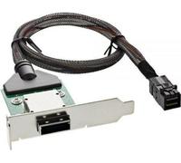 INL InLine® Adattatore SAS HD su staffa PCI low profile con cavo, SFF-8088 (est