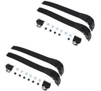 Inline Skate Strap Buckle 21cm PP Kit di ricambio | 21 cm di lunghezza, 22 mm di larghezza, materiale PP, resistente all'usura, include viti e dadi