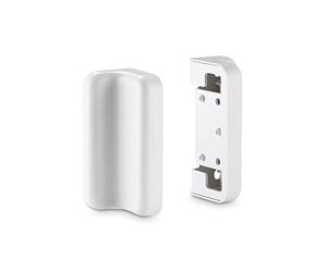 InLine Slatwall 23180B - Set di 2 staffe di montaggio a parete, colore: Bianco