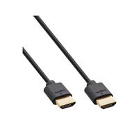 InLine Slim Cavo HDMI ad altissima velocità M/M 8K4K placcato oro nero 17902S