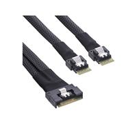 ITS 0,75 METRI Slim SAS, da SFF-8654 8i a 2x SFF-8654 4i