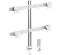 INLINE - Supporto da tavolo per 4 monitor fino a 32', max 8kg - SPEDIZIONE GRATUITA