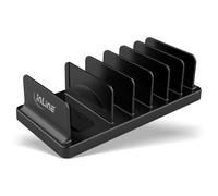 InLine Supporto Multi-Stand con 6 scomparti per scrivania e ripiani, nero