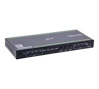 Inline Switch HDMI 4 slot con audio disaccoppiato, HDMI 2.1, eARC, 8K@60Hz, 4K@120Hz, SPDIF, jack e telecomando IR, CEC, EDID, 57885A