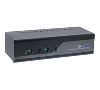 InLine 62644I KVM - Switch desktop 4 moduli, doppio monitor, DisplayPort + HDMI, 4K, USB 3.0, audio