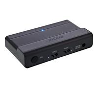 Inline Switch USB-C con 4 porte USB 3.2 Hub, commutatore per due computer, display LED, velocità dati fino a 5 Gbps, per la condivisione di dispositivi, 60604I