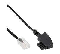 InLine TAE-F 20m cavo telefonico Nero - NUOVO
