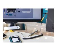 InLine® Tappetino da lavoro antistatico, 90 x 60 cm, protezione ESD, superficie in PVC, con cavo a spirale con clip a coccodrillo, per lavori elettronici, 55553A