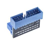 InLine® Adattatore USB 3.0 interno, connettore da maschio a femmina, angolo verso il basso