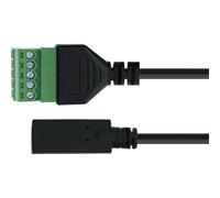 InLine USB-C da presa a morsettiera 5 pin con cavo 1 m 5-pole 92504F