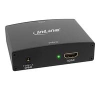 Inline Inline Adattatore Vga + Audio (rca) A Hdmi, Fullhd/1080p, Audio Stereo T_