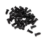 InLine Viti Ventole 5,0x10,0mm zincate testa corce nero 50pz Fan screws 33371D