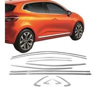 INLY 12 TLG modanature decorative per finestre, finiture cromate, in acciaio inox, compatibili con Clio 5 (dal 2019)