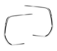 INLY 2 pezzi fendinebbia listelli cromati in acciaio inox compatibile con Tiguan (2020-2024)