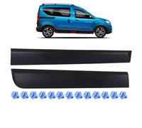 INLY 2 Pezzi Modanatura di protezione Modanatura laterale Posteriore + anteriore destro nero compatibile con Dacia Dokker 828760894R 801861710R