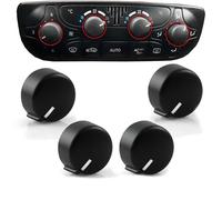 INLY 4 Pezzi Manopola di controllo del clima Pannello di controllo del clima Manopola rotante compatibile con W203 C180 C200 C220 C230 C240 C30 C32 C55 A2038300685