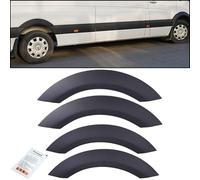 INLY 4 Pezzi Passaruota ABS Estensioni del parafango Paraspruzzi Rivestimenti dei passaruota Passaruota Nero compatibile con Sprinter W906 (2006-2018)
